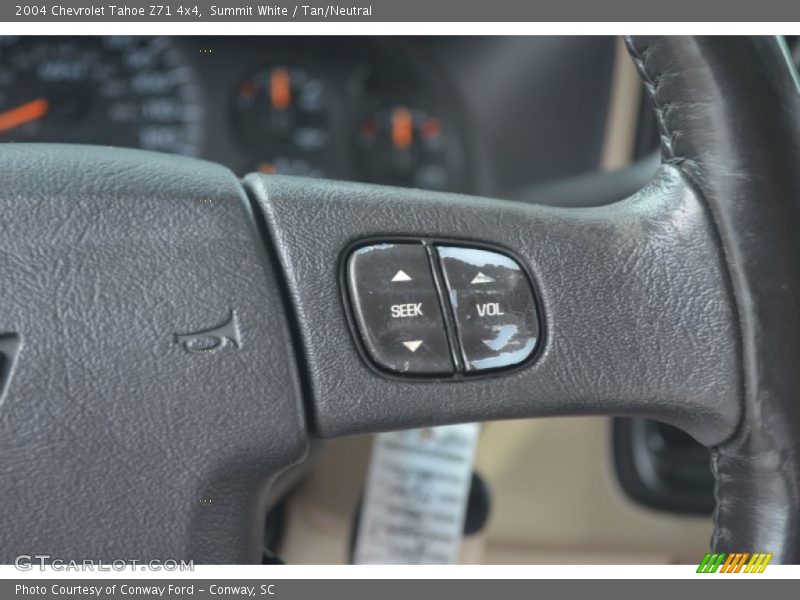 Summit White / Tan/Neutral 2004 Chevrolet Tahoe Z71 4x4