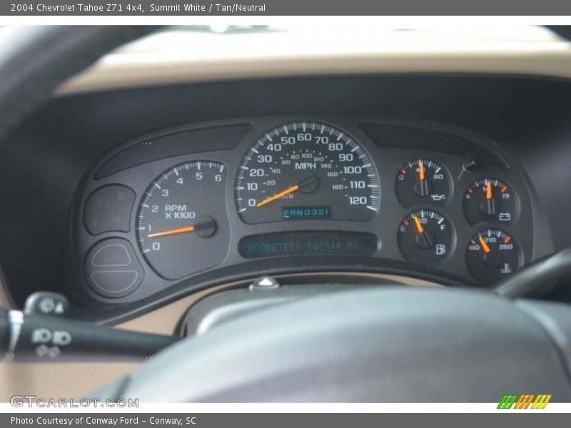 Summit White / Tan/Neutral 2004 Chevrolet Tahoe Z71 4x4