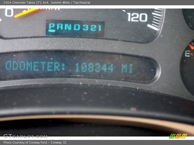 Summit White / Tan/Neutral 2004 Chevrolet Tahoe Z71 4x4