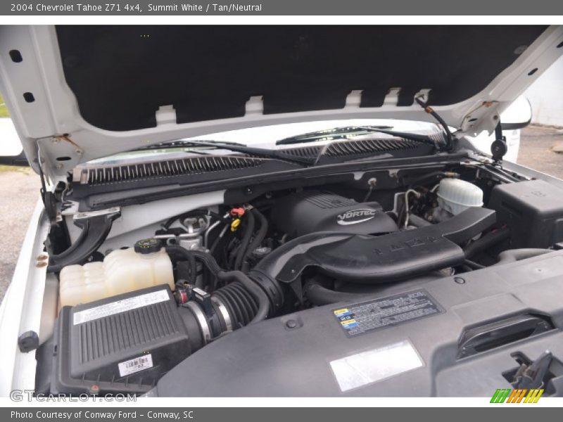 Summit White / Tan/Neutral 2004 Chevrolet Tahoe Z71 4x4