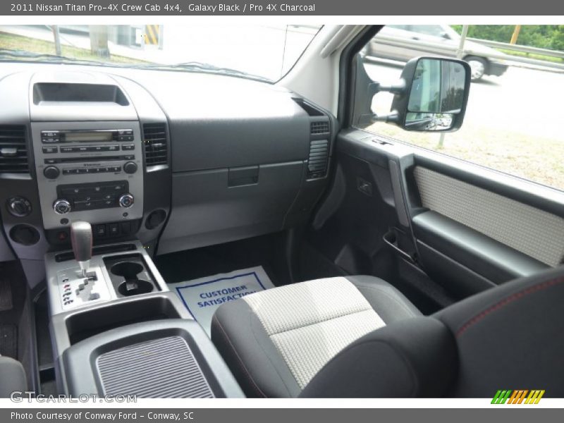 Galaxy Black / Pro 4X Charcoal 2011 Nissan Titan Pro-4X Crew Cab 4x4