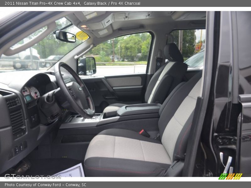 Galaxy Black / Pro 4X Charcoal 2011 Nissan Titan Pro-4X Crew Cab 4x4