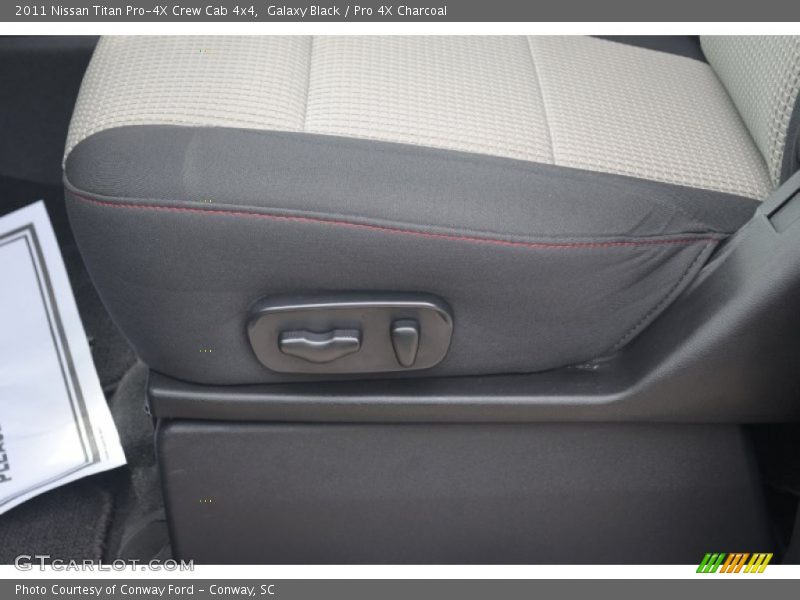 Galaxy Black / Pro 4X Charcoal 2011 Nissan Titan Pro-4X Crew Cab 4x4