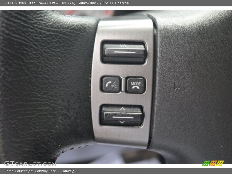 Galaxy Black / Pro 4X Charcoal 2011 Nissan Titan Pro-4X Crew Cab 4x4