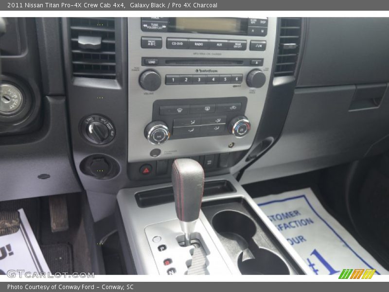 Galaxy Black / Pro 4X Charcoal 2011 Nissan Titan Pro-4X Crew Cab 4x4