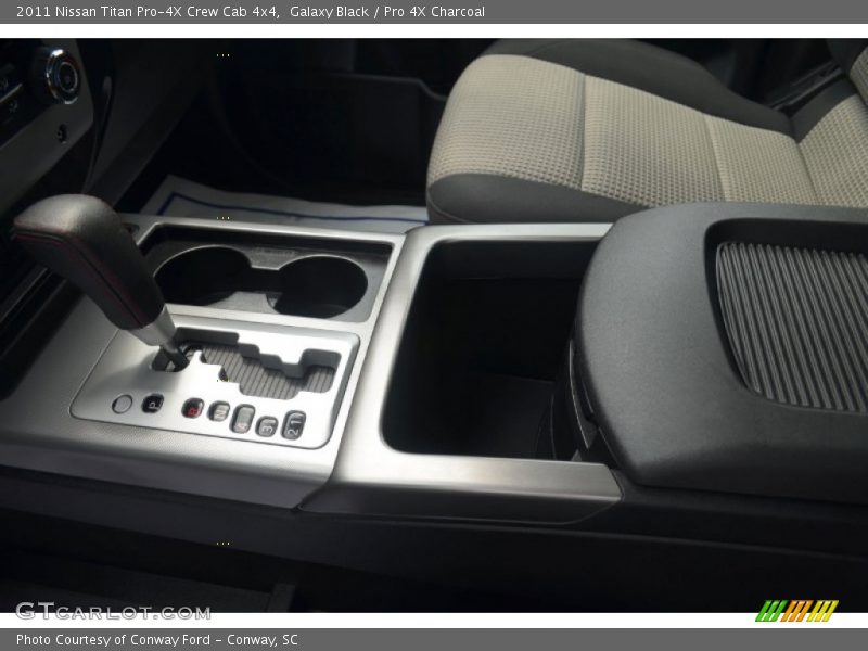 Galaxy Black / Pro 4X Charcoal 2011 Nissan Titan Pro-4X Crew Cab 4x4