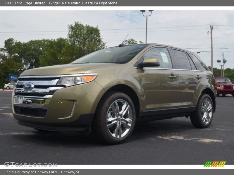 Ginger Ale Metallic / Medium Light Stone 2013 Ford Edge Limited