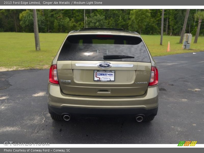 Ginger Ale Metallic / Medium Light Stone 2013 Ford Edge Limited