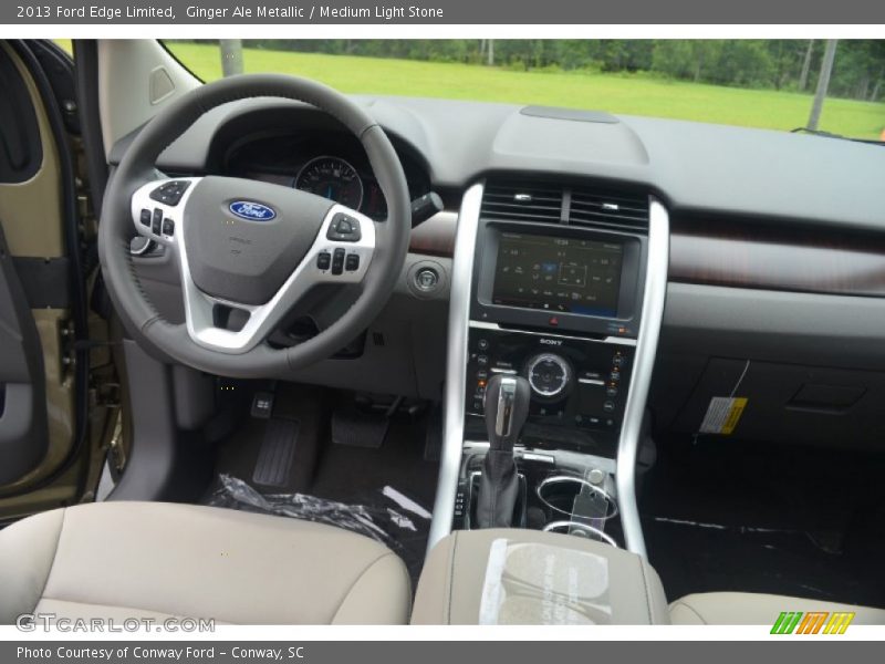 Ginger Ale Metallic / Medium Light Stone 2013 Ford Edge Limited