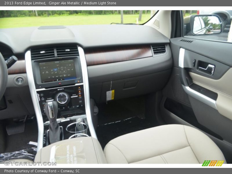 Ginger Ale Metallic / Medium Light Stone 2013 Ford Edge Limited