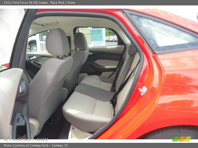 Race Red / Stone 2012 Ford Focus SE SFE Sedan