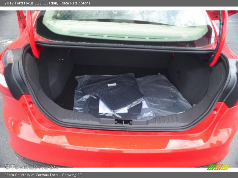 Race Red / Stone 2012 Ford Focus SE SFE Sedan