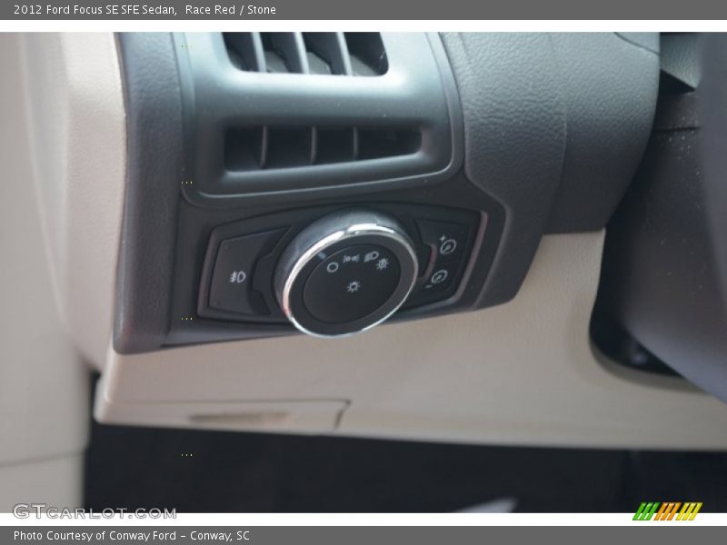 Race Red / Stone 2012 Ford Focus SE SFE Sedan