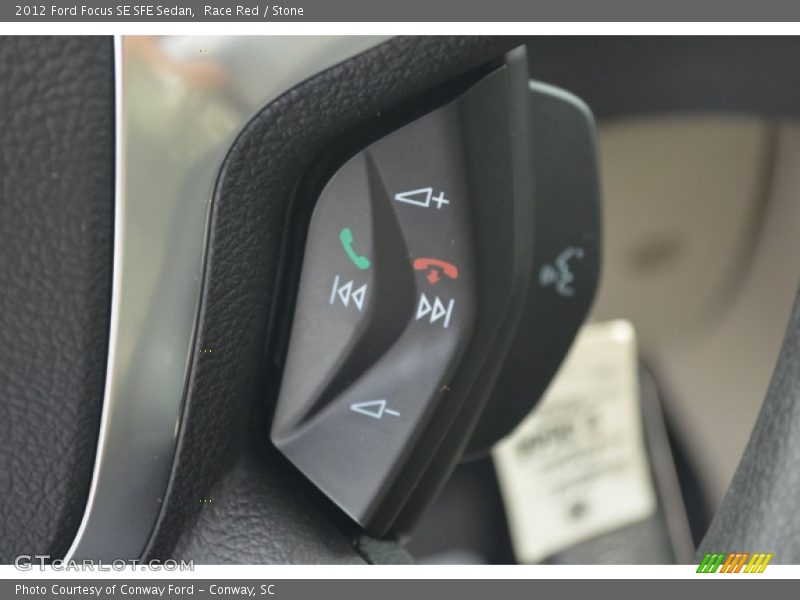 Race Red / Stone 2012 Ford Focus SE SFE Sedan