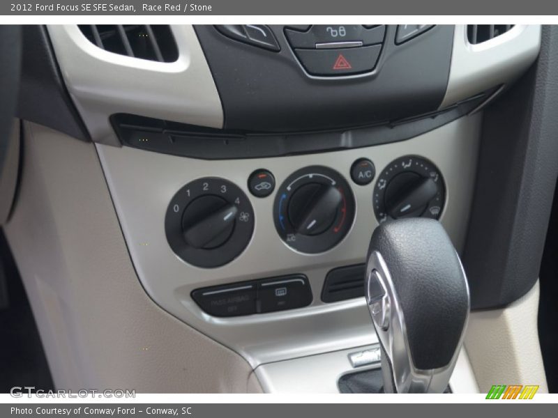 Race Red / Stone 2012 Ford Focus SE SFE Sedan