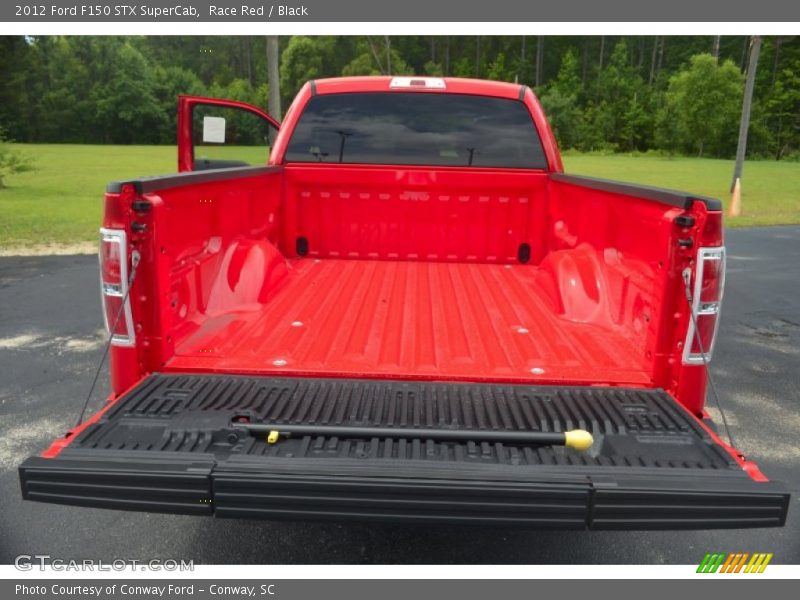 Race Red / Black 2012 Ford F150 STX SuperCab