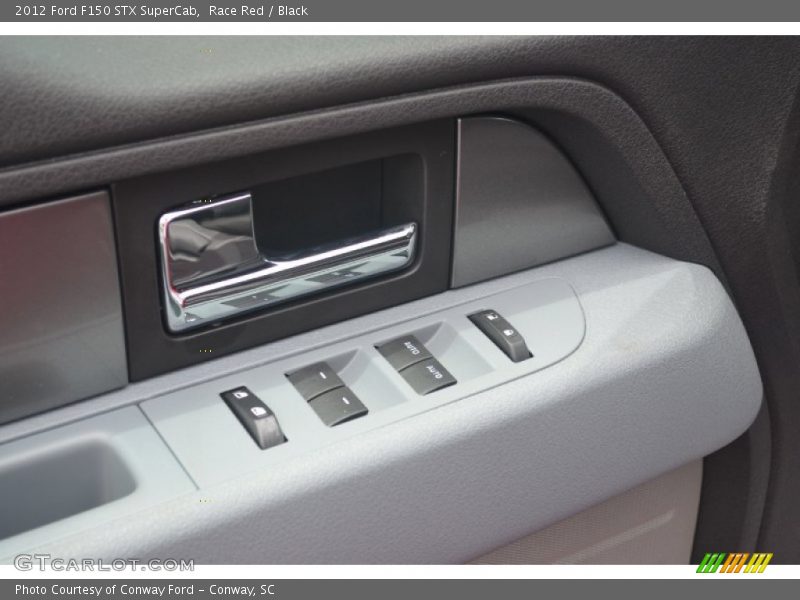 Race Red / Black 2012 Ford F150 STX SuperCab