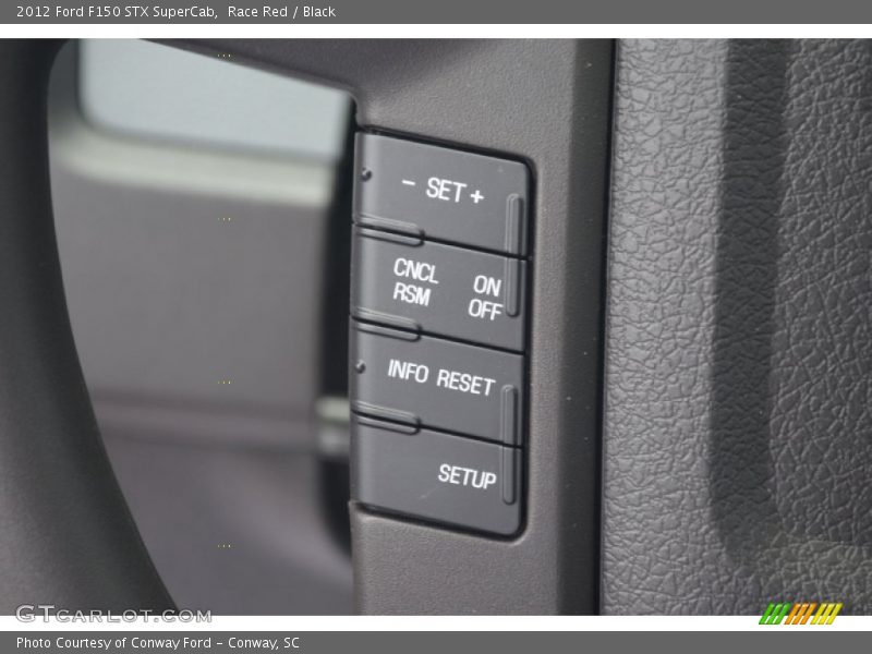 Race Red / Black 2012 Ford F150 STX SuperCab