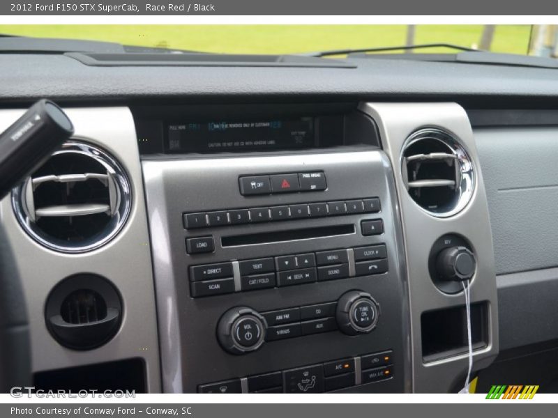 Race Red / Black 2012 Ford F150 STX SuperCab