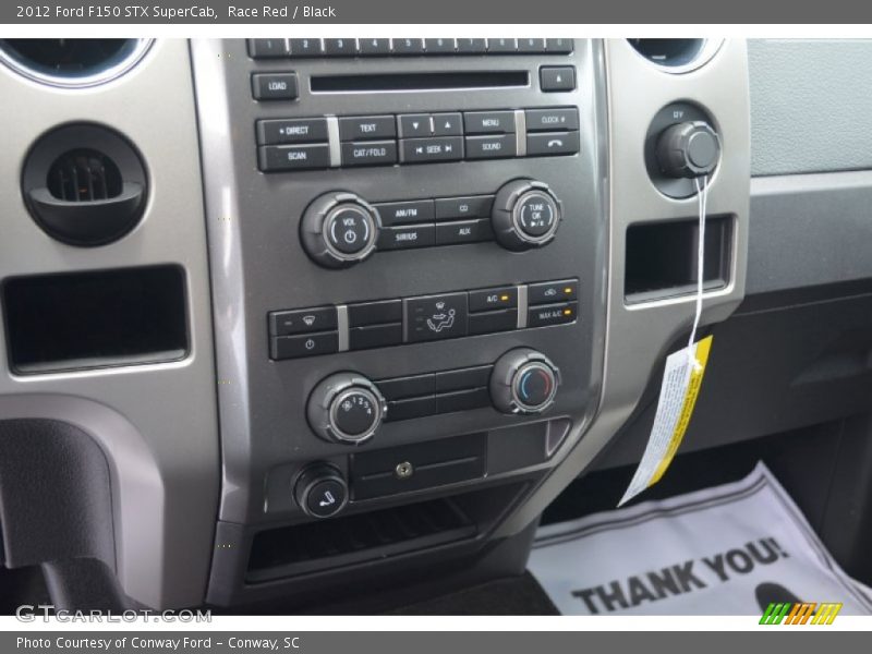 Race Red / Black 2012 Ford F150 STX SuperCab