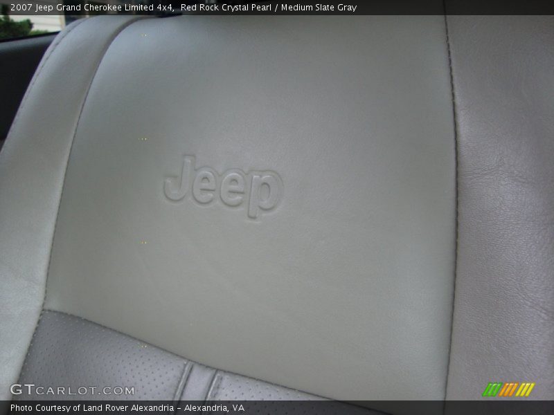 Red Rock Crystal Pearl / Medium Slate Gray 2007 Jeep Grand Cherokee Limited 4x4