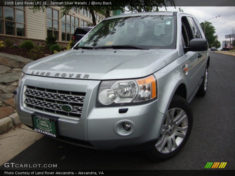 Zermatt Silver Metallic / Ebony Black 2008 Land Rover LR2 SE