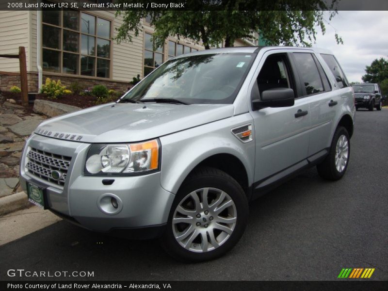 Zermatt Silver Metallic / Ebony Black 2008 Land Rover LR2 SE
