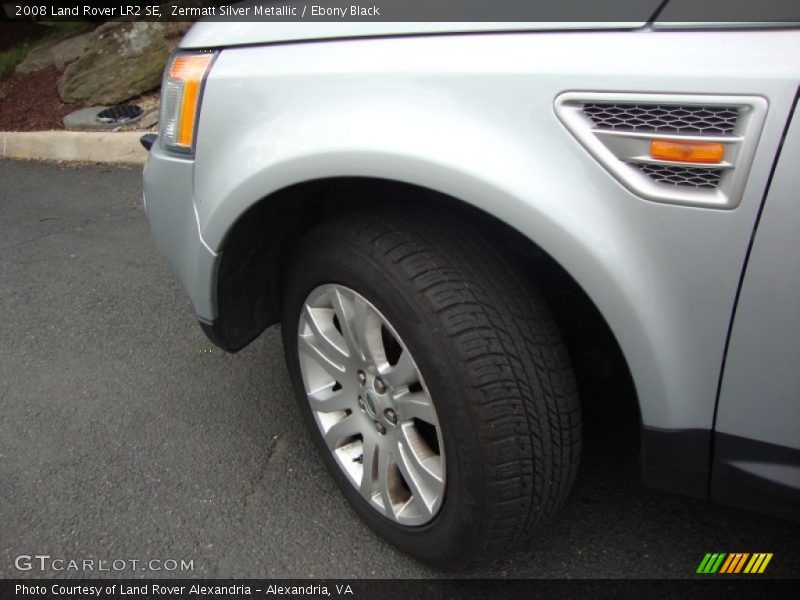 Zermatt Silver Metallic / Ebony Black 2008 Land Rover LR2 SE