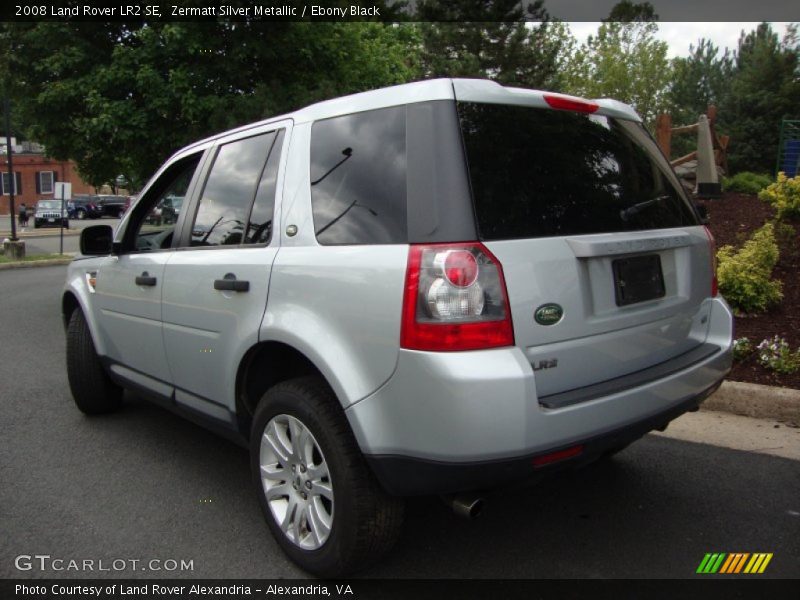 Zermatt Silver Metallic / Ebony Black 2008 Land Rover LR2 SE