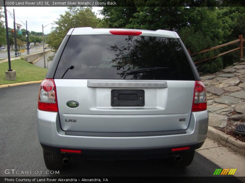 Zermatt Silver Metallic / Ebony Black 2008 Land Rover LR2 SE