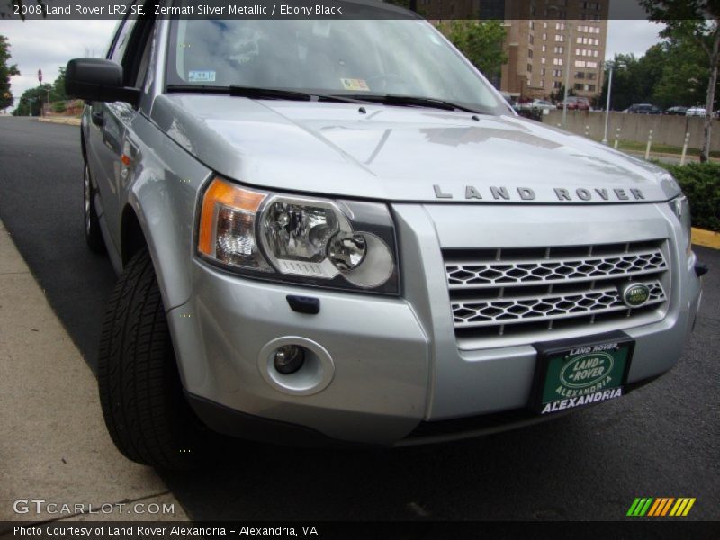 Zermatt Silver Metallic / Ebony Black 2008 Land Rover LR2 SE