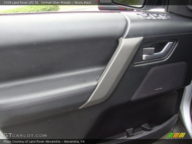Zermatt Silver Metallic / Ebony Black 2008 Land Rover LR2 SE