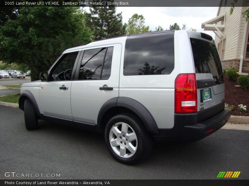 Zambezi Silver Metallic / Ebony Black 2005 Land Rover LR3 V8 HSE
