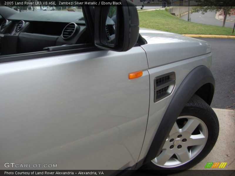 Zambezi Silver Metallic / Ebony Black 2005 Land Rover LR3 V8 HSE