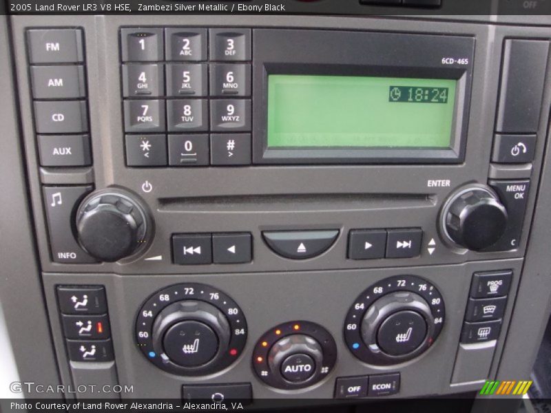 Controls of 2005 LR3 V8 HSE