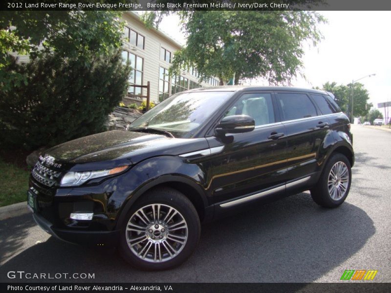 Front 3/4 View of 2012 Range Rover Evoque Prestige