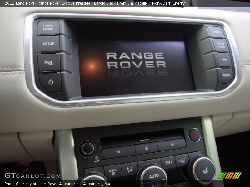 Controls of 2012 Range Rover Evoque Prestige