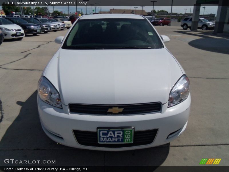 Summit White / Ebony 2011 Chevrolet Impala LS