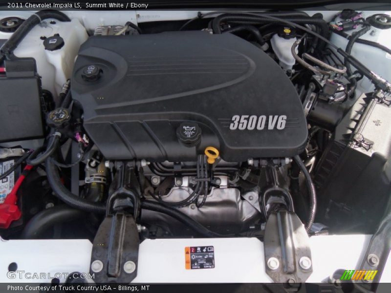 Summit White / Ebony 2011 Chevrolet Impala LS