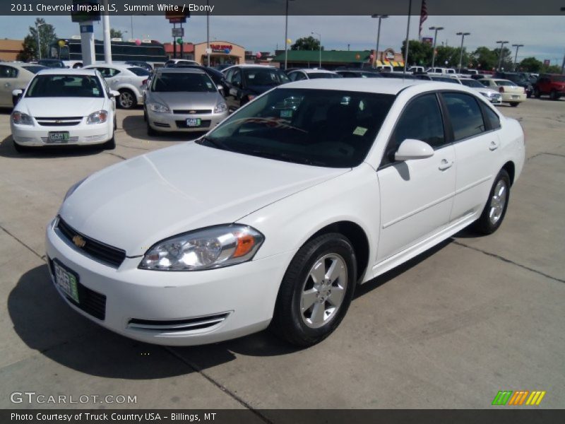 Summit White / Ebony 2011 Chevrolet Impala LS