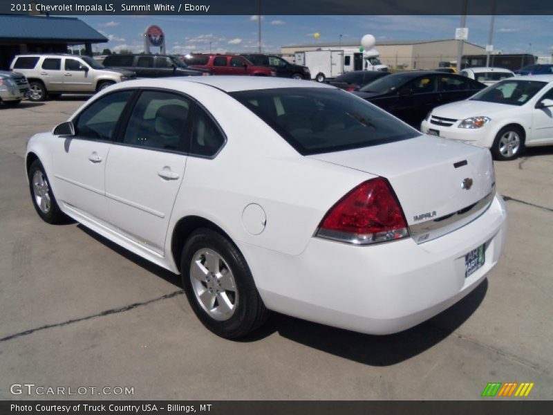Summit White / Ebony 2011 Chevrolet Impala LS