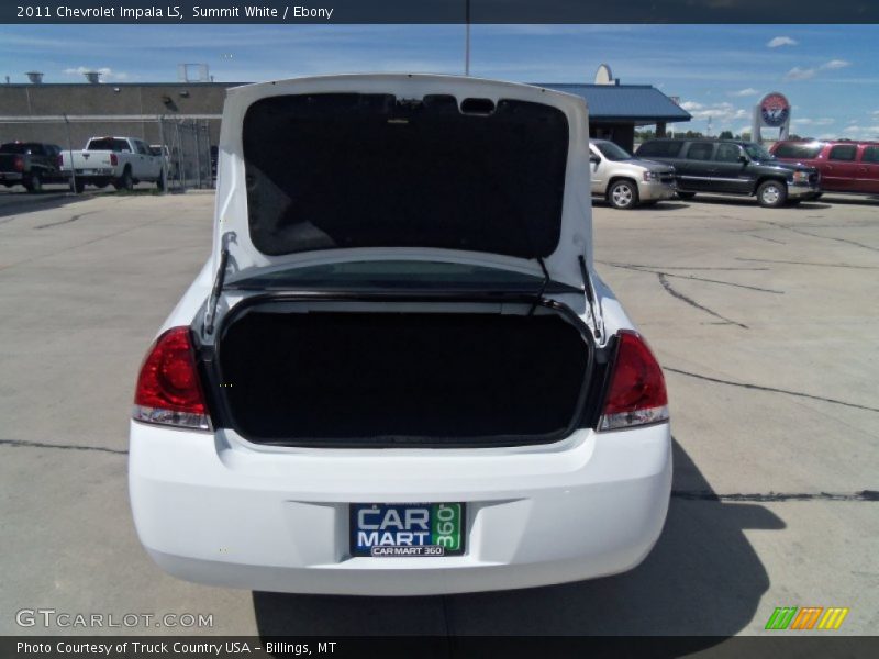 Summit White / Ebony 2011 Chevrolet Impala LS