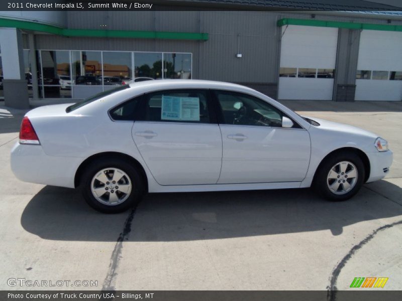 Summit White / Ebony 2011 Chevrolet Impala LS