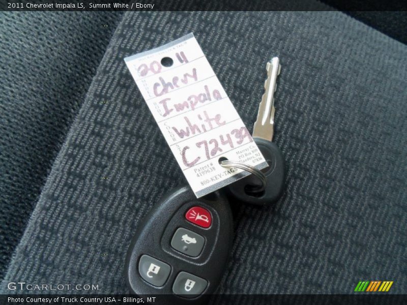 Summit White / Ebony 2011 Chevrolet Impala LS