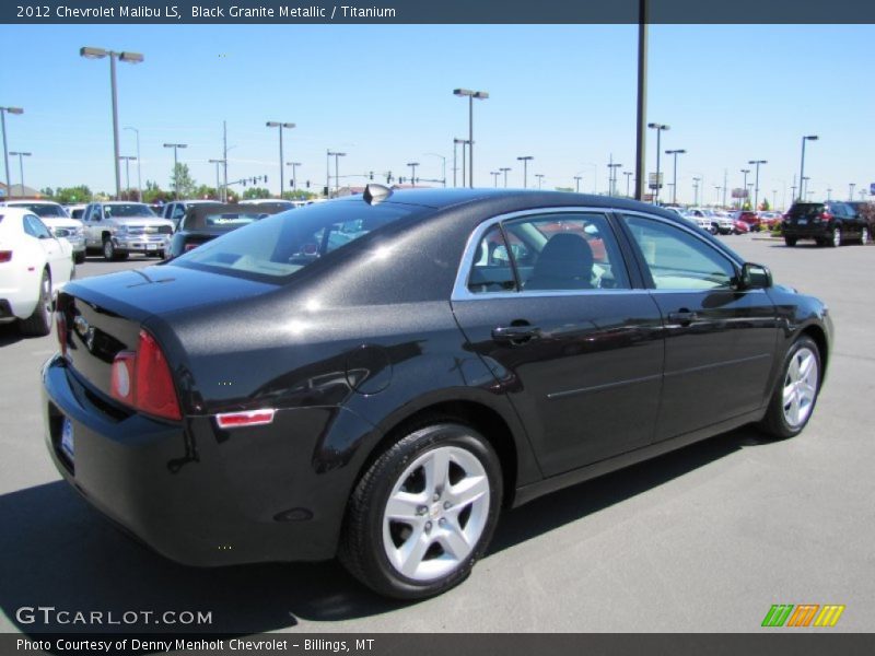 Black Granite Metallic / Titanium 2012 Chevrolet Malibu LS