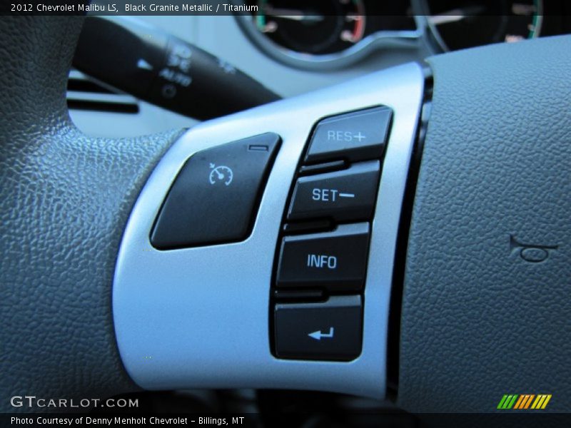 Black Granite Metallic / Titanium 2012 Chevrolet Malibu LS