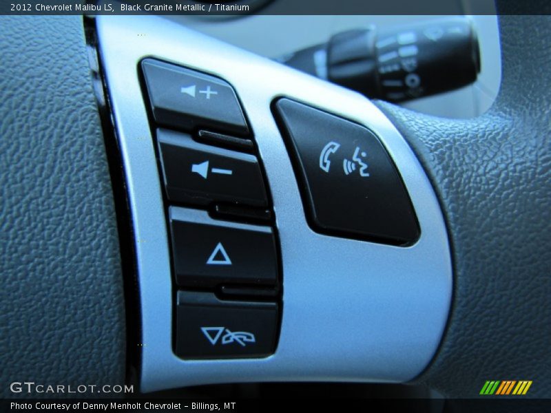 Black Granite Metallic / Titanium 2012 Chevrolet Malibu LS