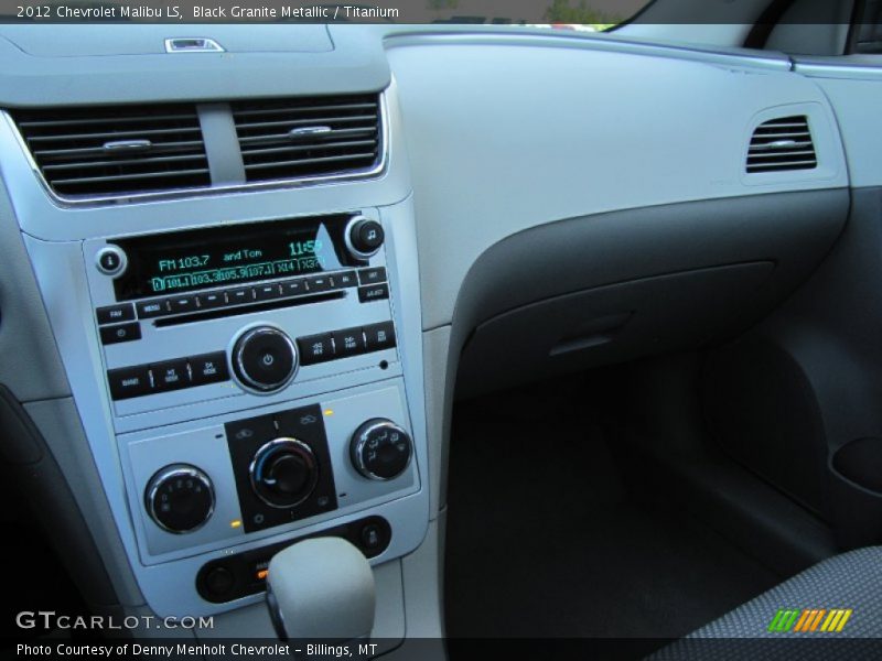 Black Granite Metallic / Titanium 2012 Chevrolet Malibu LS