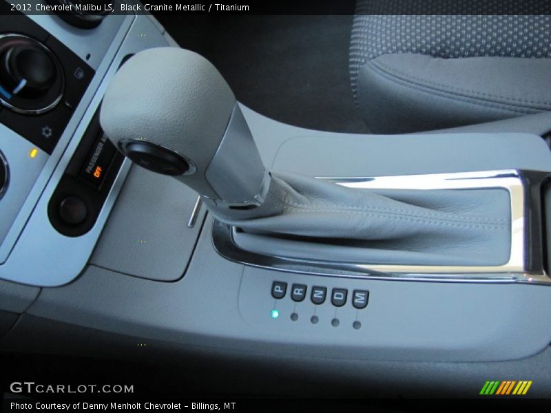 Black Granite Metallic / Titanium 2012 Chevrolet Malibu LS