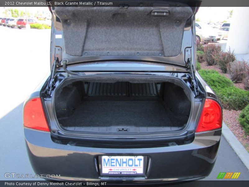 Black Granite Metallic / Titanium 2012 Chevrolet Malibu LS